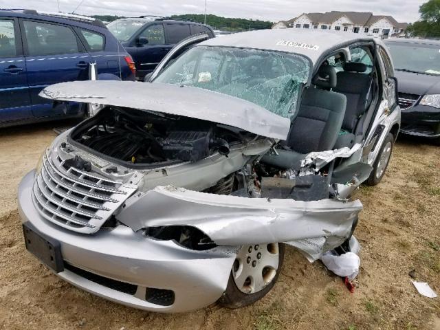 3A4FY48BB6T22342 - 2006 CHRYSLER PT CRUISER SILVER photo 2