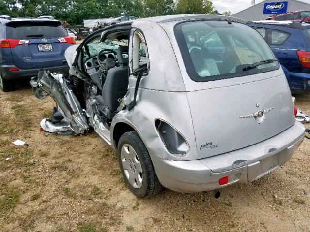 3A4FY48BB6T22342 - 2006 CHRYSLER PT CRUISER SILVER photo 3