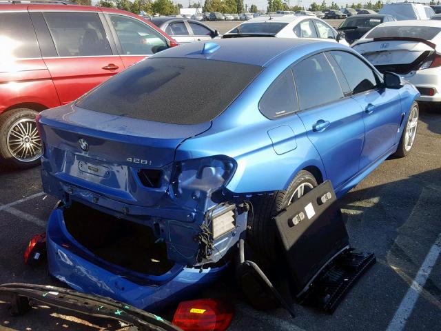 WBA4A9C53GGL89533 - 2016 BMW 428 I GRAN BLUE photo 4