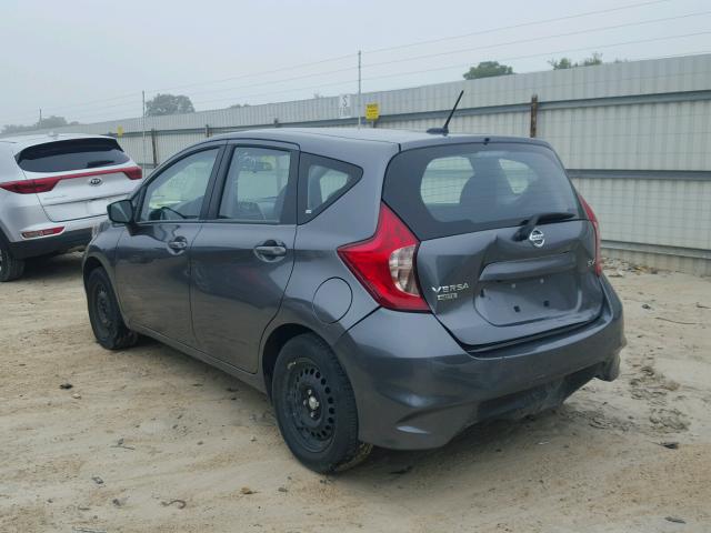 3N1CE2CP5HL371160 - 2017 NISSAN VERSA NOTE GRAY photo 3