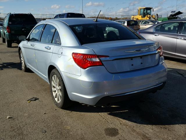 1C3CCBCG5EN157837 - 2014 CHRYSLER 200 LIMITE BLUE photo 3