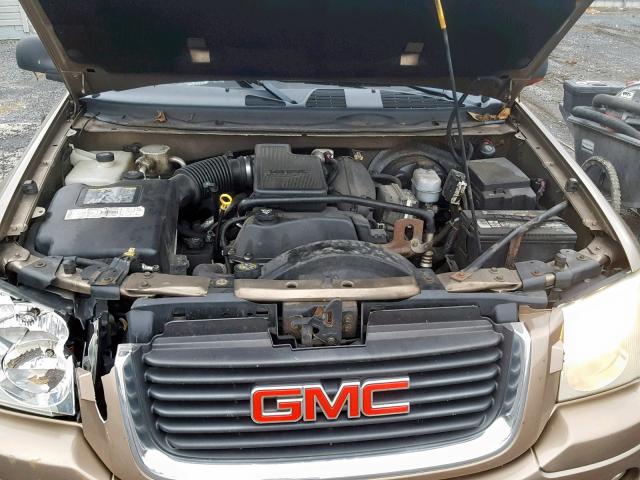 1GKDT13S032153907 - 2003 GMC ENVOY BROWN photo 7