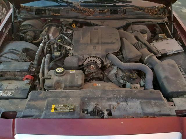 2MEFM75V48X629509 - 2008 MERCURY GRAND MARQ MAROON photo 7