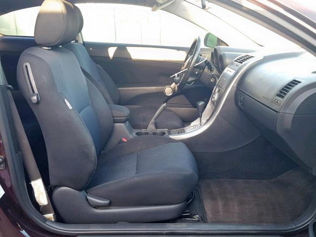 JTKDE167890297327 - 2009 TOYOTA SCION TC იასამნისფერი ფოტო 5