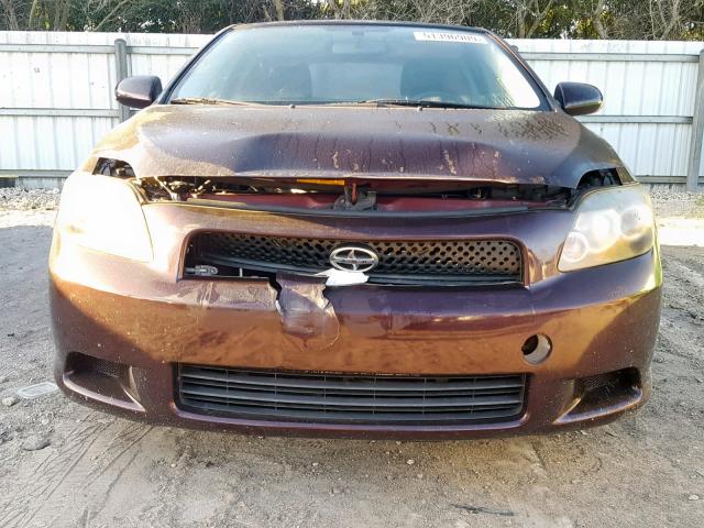 JTKDE167890297327 - 2009 TOYOTA SCION TC იასამნისფერი ფოტო 9