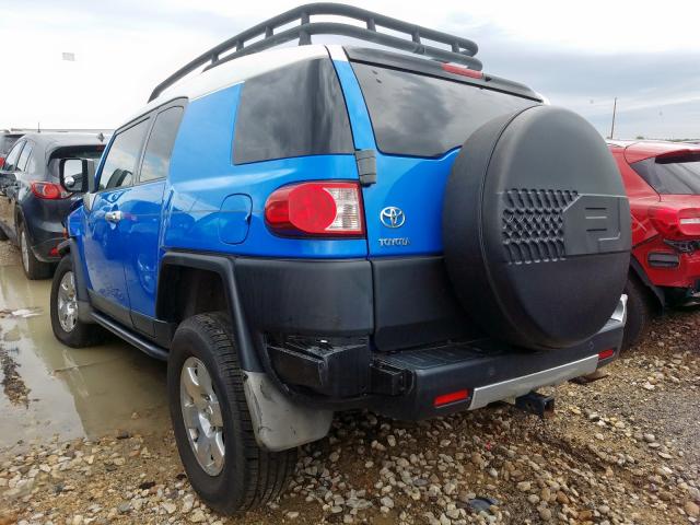 JTEBU11F570024211 - 2007 TOYOTA FJ CRUISER BLUE photo 3