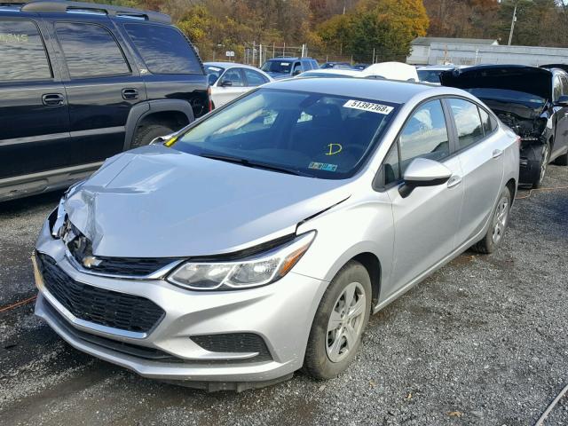 1G1BC5SM4J7158873 - 2018 CHEVROLET CRUZE LS SILVER photo 2