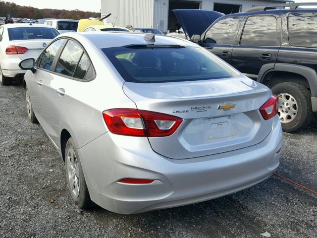 1G1BC5SM4J7158873 - 2018 CHEVROLET CRUZE LS SILVER photo 3