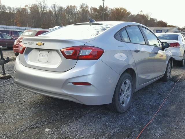 1G1BC5SM4J7158873 - 2018 CHEVROLET CRUZE LS SILVER photo 4