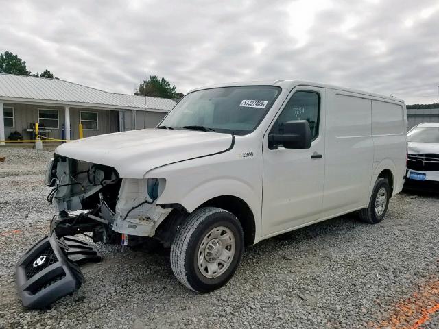 1N6BF0KM5HN808301 - 2017 NISSAN NV 1500 S WHITE photo 2