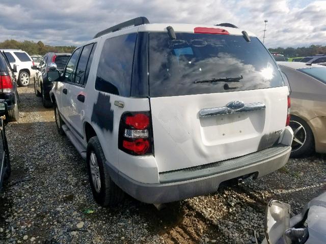 1FMEU72E06UA65388 - 2006 FORD EXPLORER X WHITE photo 3