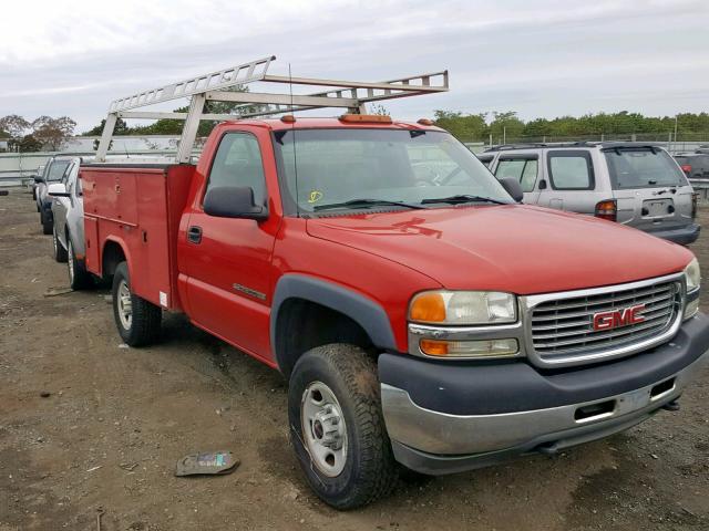 1GDHC24UX2E106525 - 2002 GMC SIERRA C25 RED photo 1