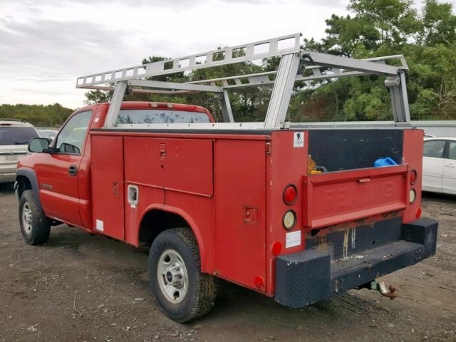 1GDHC24UX2E106525 - 2002 GMC SIERRA C25 RED photo 3