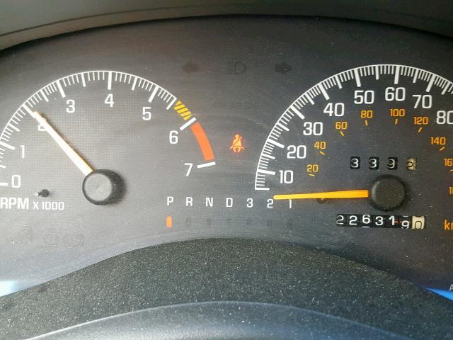 1G2WR52161F258433 - 2001 PONTIAC GRAND PRIX BLACK photo 8