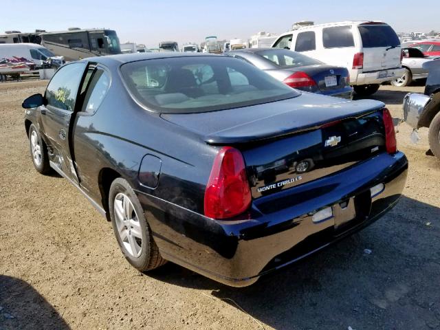 2G1WJ15K879383640 - 2007 CHEVROLET MONTE CARLO LS  ფოტო 3