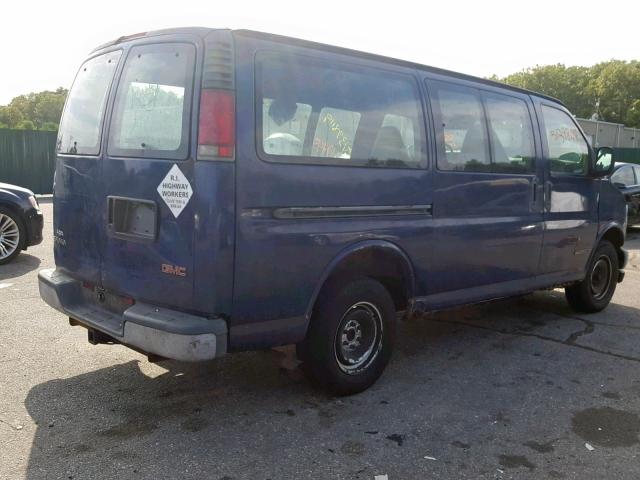 1GTFG25M921132295 - 2002 GMC SAVANA G25 BLUE photo 4