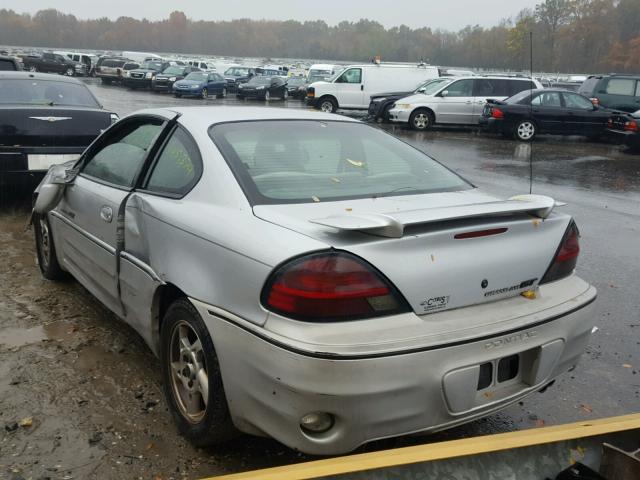 1G2NW12E12C174815 - 2002 PONTIAC GRAND AM G SILVER photo 3