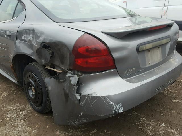 2G2WP552271132919 - 2007 PONTIAC GRAND PRIX GRAY photo 9