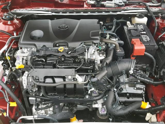 4T1B11HK8JU661153 - 2018 TOYOTA CAMRY L RED photo 7