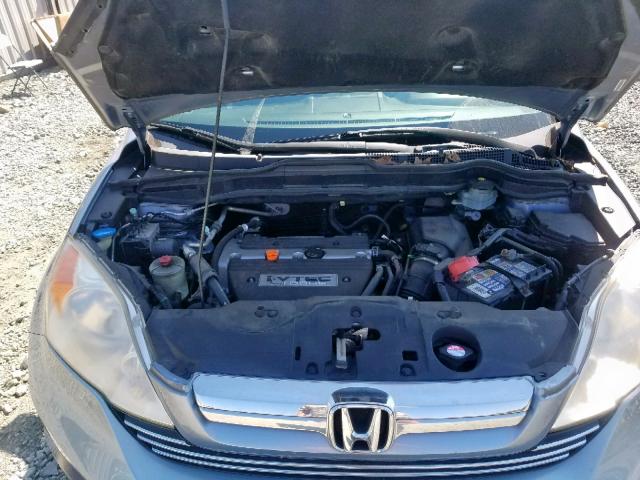 JHLRE48727C016407 - 2007 HONDA CR-V EXL BLUE photo 7