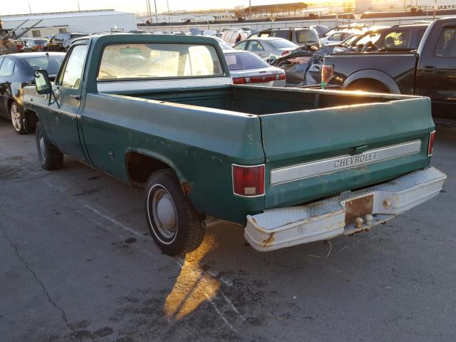 CCL448Z164300 - 1978 CHEVROLET C10 GREEN photo 3