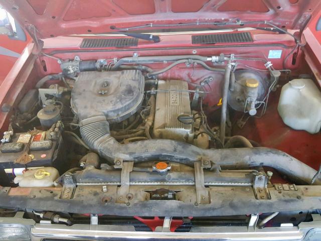 1N6SD11S2TC336087 - 1996 NISSAN TRUCK BASE RED photo 7