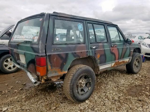 1J4FJ58S8NL209478 - 1992 JEEP CHEROKEE L TWO TONE photo 4