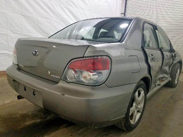 JF1GD67616H518795 - 2006 SUBARU IMPREZA 2. GRAY photo 4