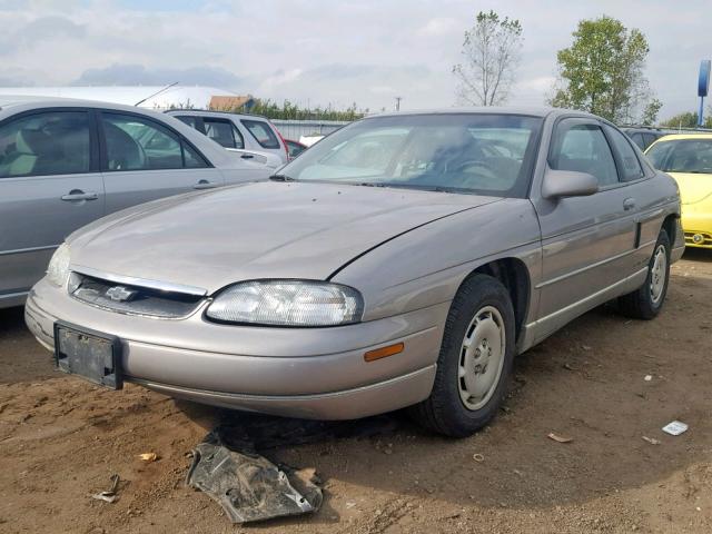2G1WW12M0T9107504 - 1996 CHEVROLET MONTE CARL თაფლისფერი ფოტო 2