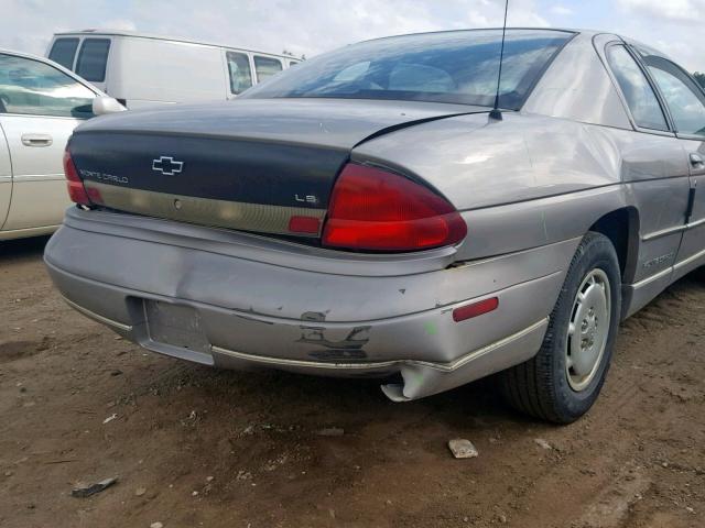 2G1WW12M0T9107504 - 1996 CHEVROLET MONTE CARL თაფლისფერი ფოტო 9