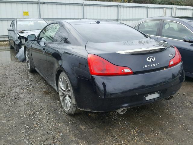 JN1CV6EKXDM923129 - 2013 INFINITI G37 JOURNE BLACK photo 3