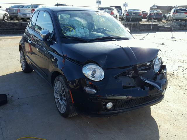 3C3CFFCR3HT697868 - 2017 FIAT 500 LOUNGE BLACK photo 1