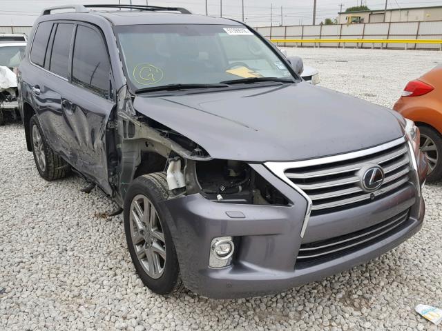 JTJHY7AX5F4166691 - 2015 LEXUS LX 570 GRAY photo 1