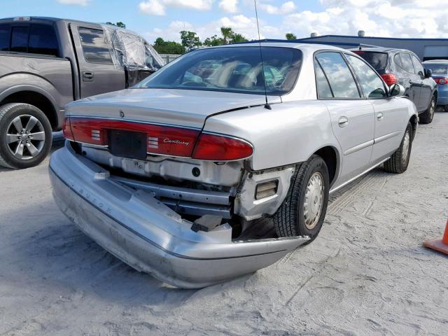 2G4WS55J131179799 - 2003 BUICK CENTURY CU SILVER photo 4