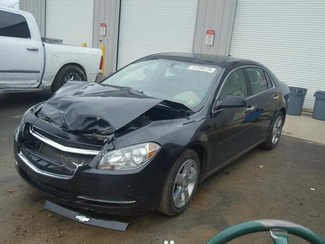 1G1ZD5E00CF289375 - 2012 CHEVROLET MALIBU 2LT BLACK photo 2