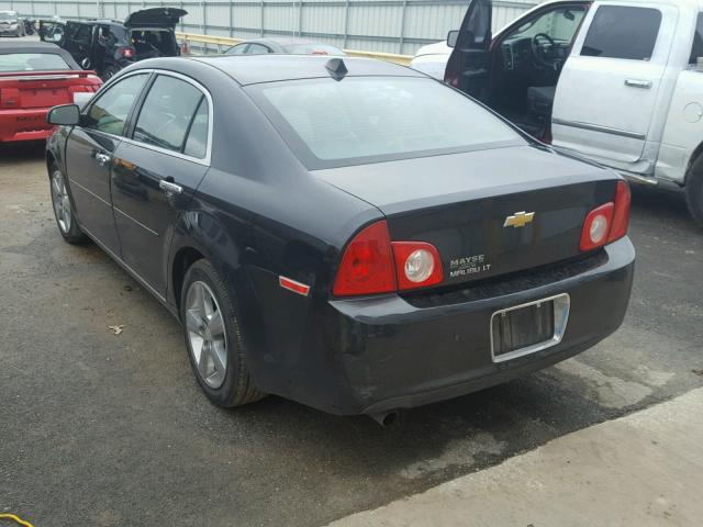 1G1ZD5E00CF289375 - 2012 CHEVROLET MALIBU 2LT BLACK photo 3