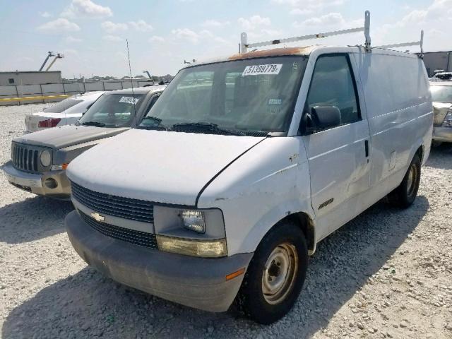 1GCDM19W4SB170162 - 1995 CHEVROLET ASTRO WHITE photo 2