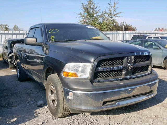 1C6RD7FP8CS205493 - 2012 DODGE RAM 1500 S BLACK photo 1