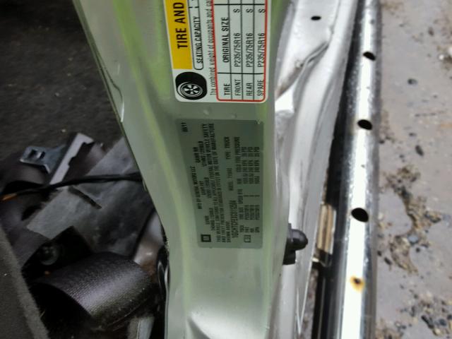 1GCHTCFEXC8112504 - 2012 CHEVROLET COLORADO L SILVER photo 10