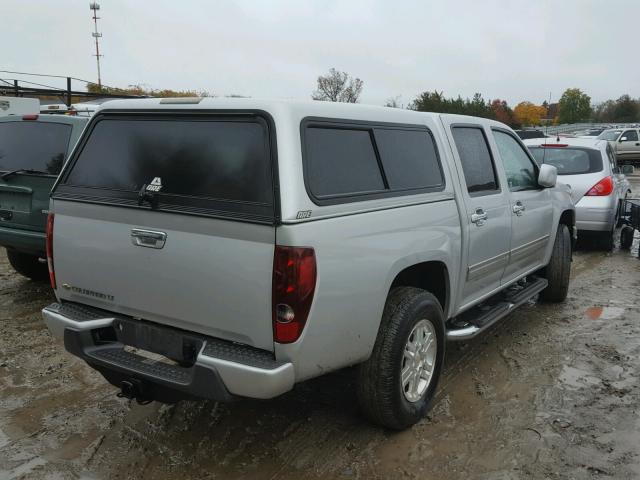 1GCHTCFEXC8112504 - 2012 CHEVROLET COLORADO L SILVER photo 4