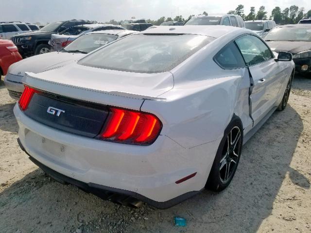 1FA6P8CF8K5151667 - 2019 FORD MUSTANG GT WHITE photo 4