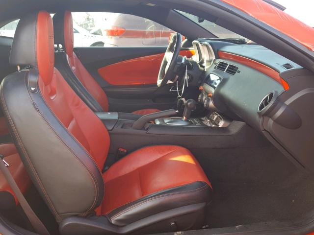 2G1FK1EJ3B9149774 - 2011 CHEVROLET CAMARO 2SS ORANGE photo 5