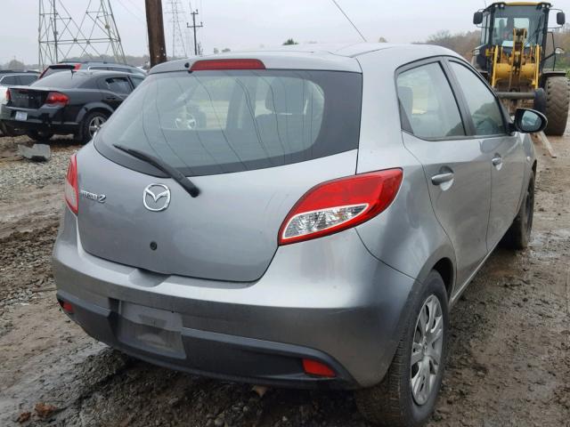 JM1DE1KY7E0172710 - 2014 MAZDA MAZDA2 SPO GRAY photo 4