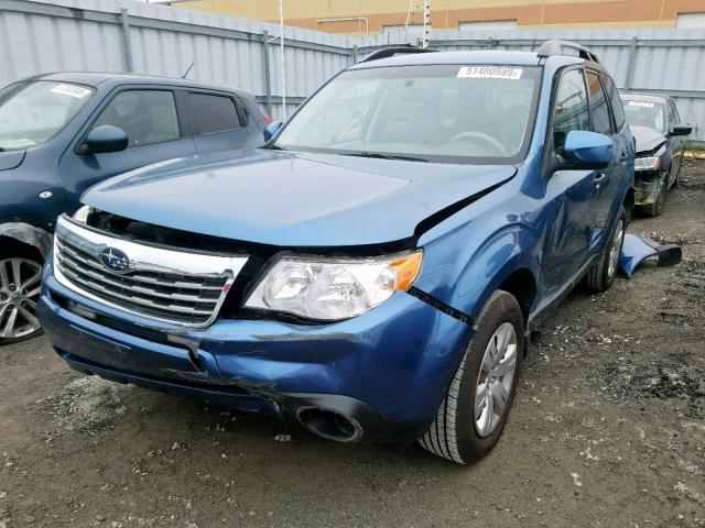 JF2SH62659H751844 - 2009 SUBARU FORESTER X BLUE photo 2