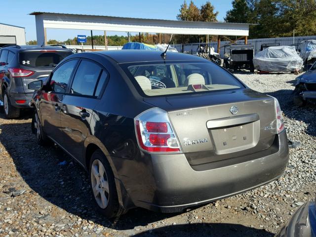 3N1AB61E77L626852 - 2007 NISSAN SENTRA 2.0 BROWN photo 3