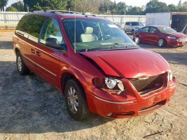 2A4GP64L77R133947 - 2007 CHRYSLER TOWN & COU MAROON photo 1