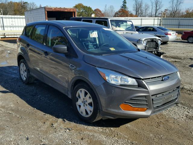 1FMCU0F76EUA35725 - 2014 FORD ESCAPE S GRAY photo 1