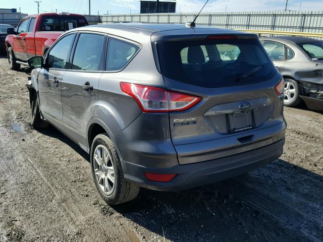 1FMCU0F76EUA35725 - 2014 FORD ESCAPE S GRAY photo 3