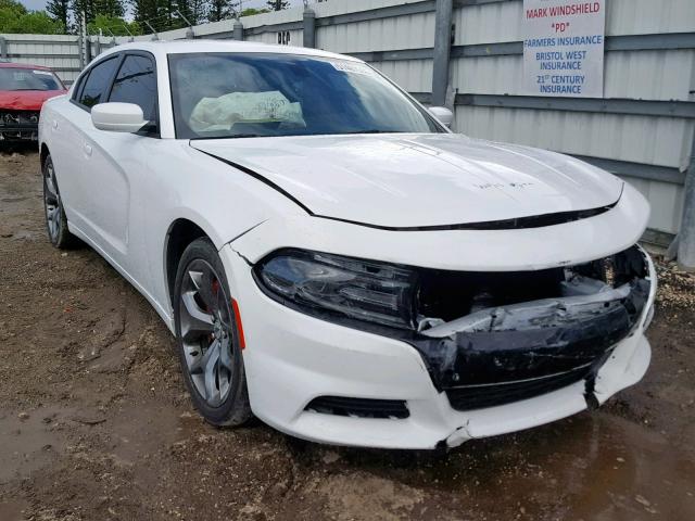 2C3CDXHG2HH504282 - 2017 DODGE CHARGER SX WHITE photo 1