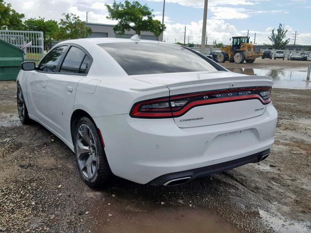 2C3CDXHG2HH504282 - 2017 DODGE CHARGER SX WHITE photo 3